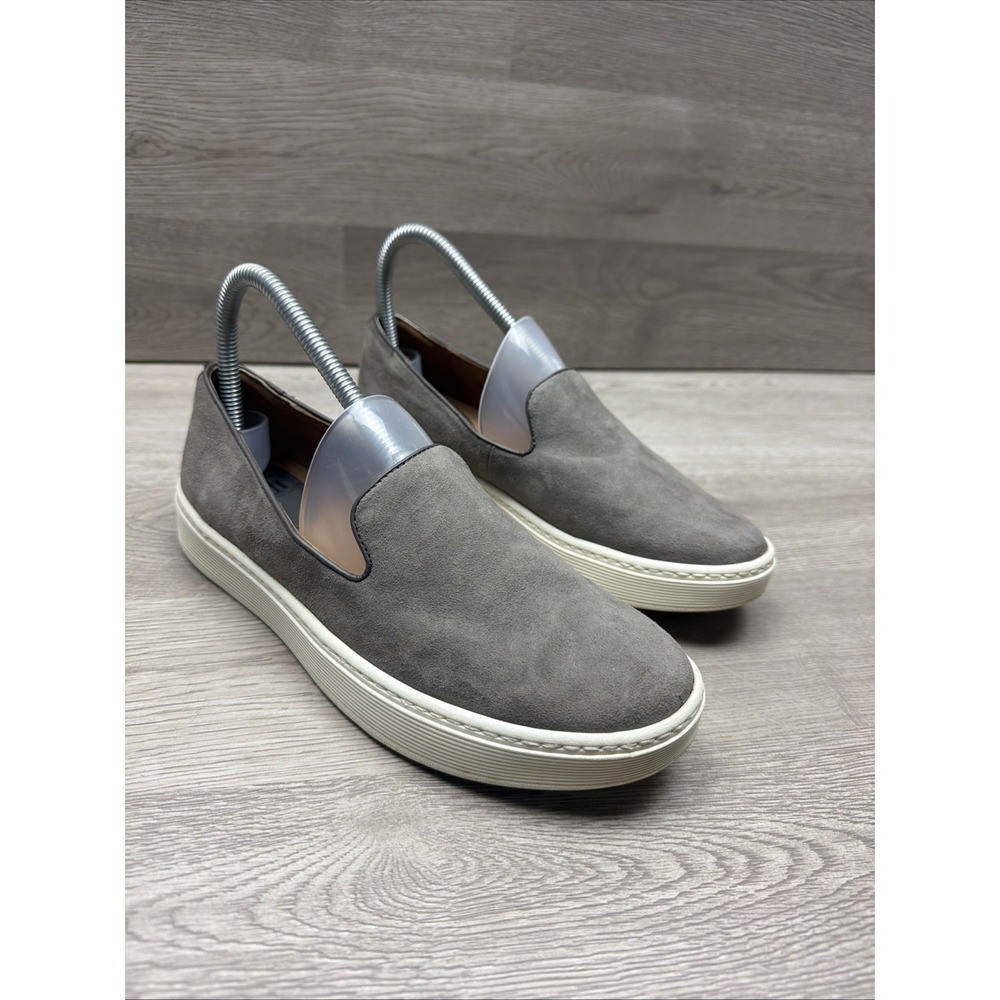 Söfft‎ Somers Slip-On Sneakers Women's Size 7M Gray Leather SF0021408 Very Nice